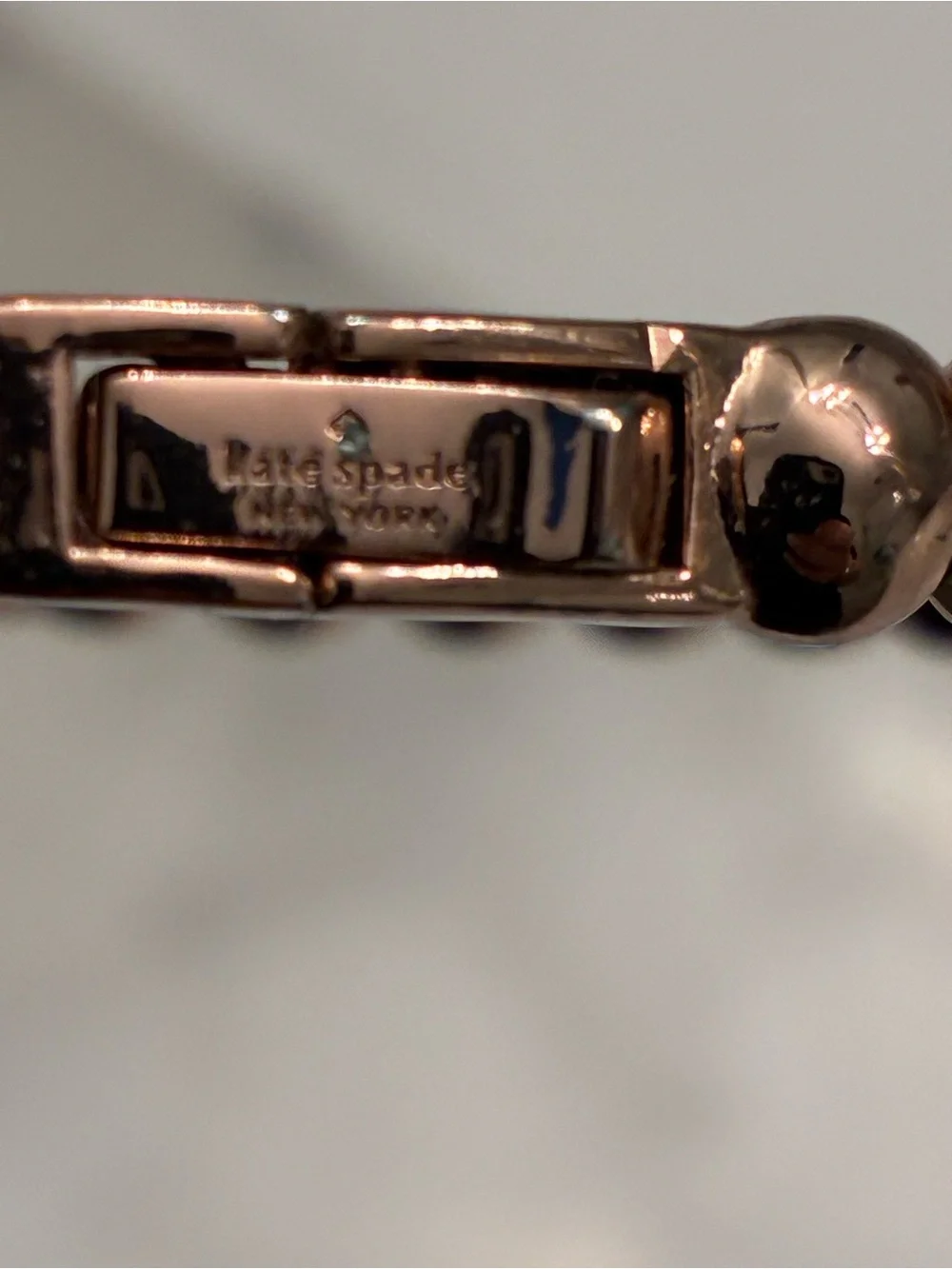 Kate Spade Rose Gold Beaded Stretch Bracelet - Women Jewelry
